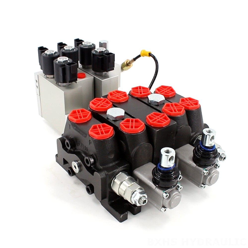 DCV100-OT-J-OT Électro-hydraulique 3 distributeurs Distributeur directionnel sectionnel image