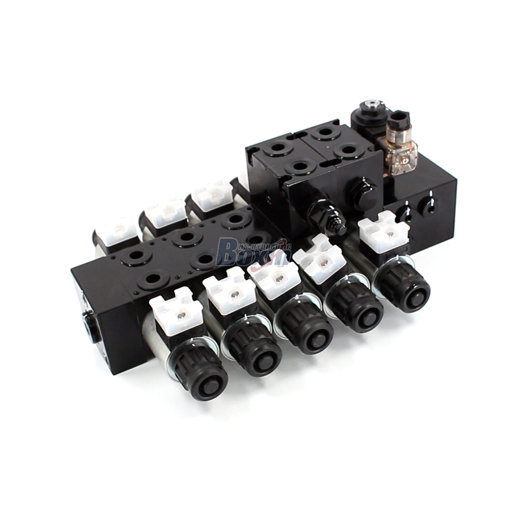 DCV56-H Solénoïde 5 tiroirs Distributeur directionnel sectionnel image