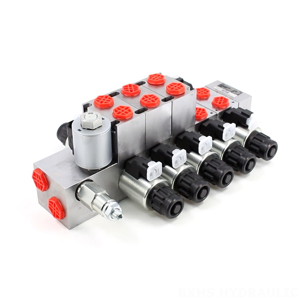 DCV56 Proportionnel électrique 5 distributeurs Distributeur directionnel sectionnel image
