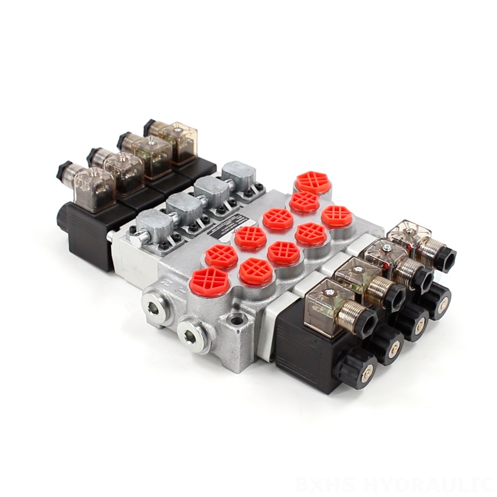 P40-DS Solénoïde 4 distributeurs Vanne directionnelle monobloc image