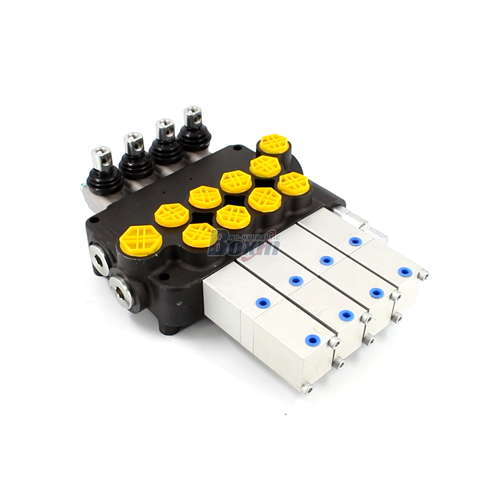 P80Q-G-4OT Pneumatique 4 tiroirs Vanne directionnelle monobloc