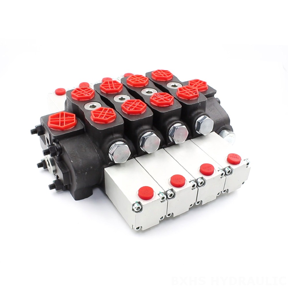 SD8 Hydraulique 4 distributeurs Distributeur directionnel sectionnel image