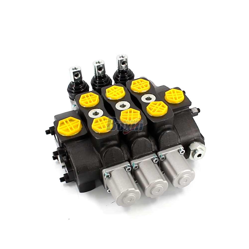SD8 Manuel 3 tiroirs Distributeur directionnel sectionnel