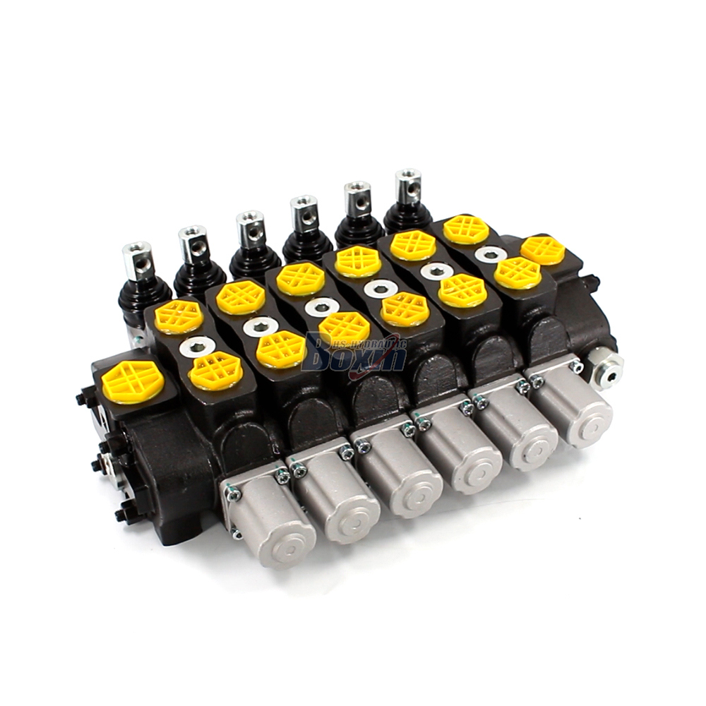 SD8 Manuel 6 tiroirs Distributeur directionnel sectionnel