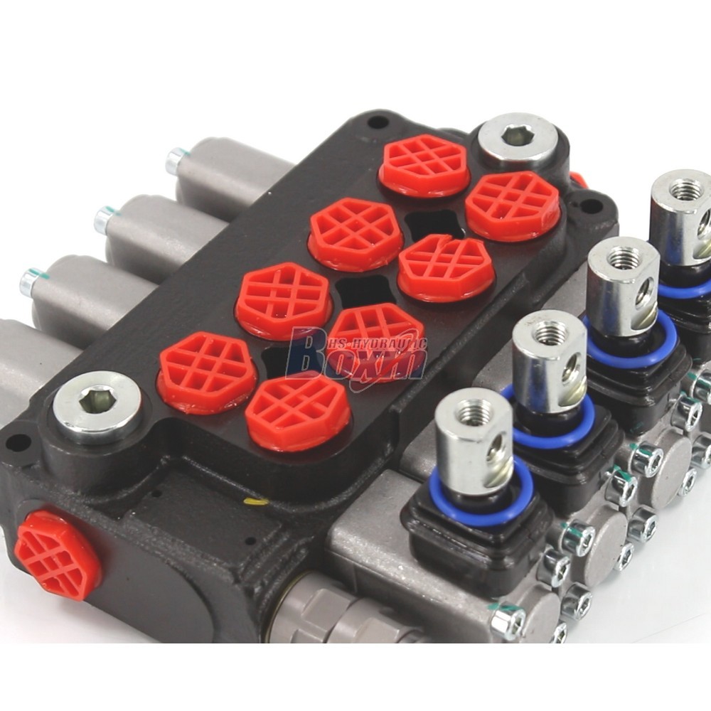 Manual Operated DCV20 4 Spool Monoblock Valve for Mobile Machinery detail image