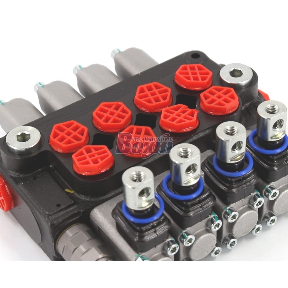 High Pressure DCV20 Series 4 Spool Hydraulic Control Valve detail image
