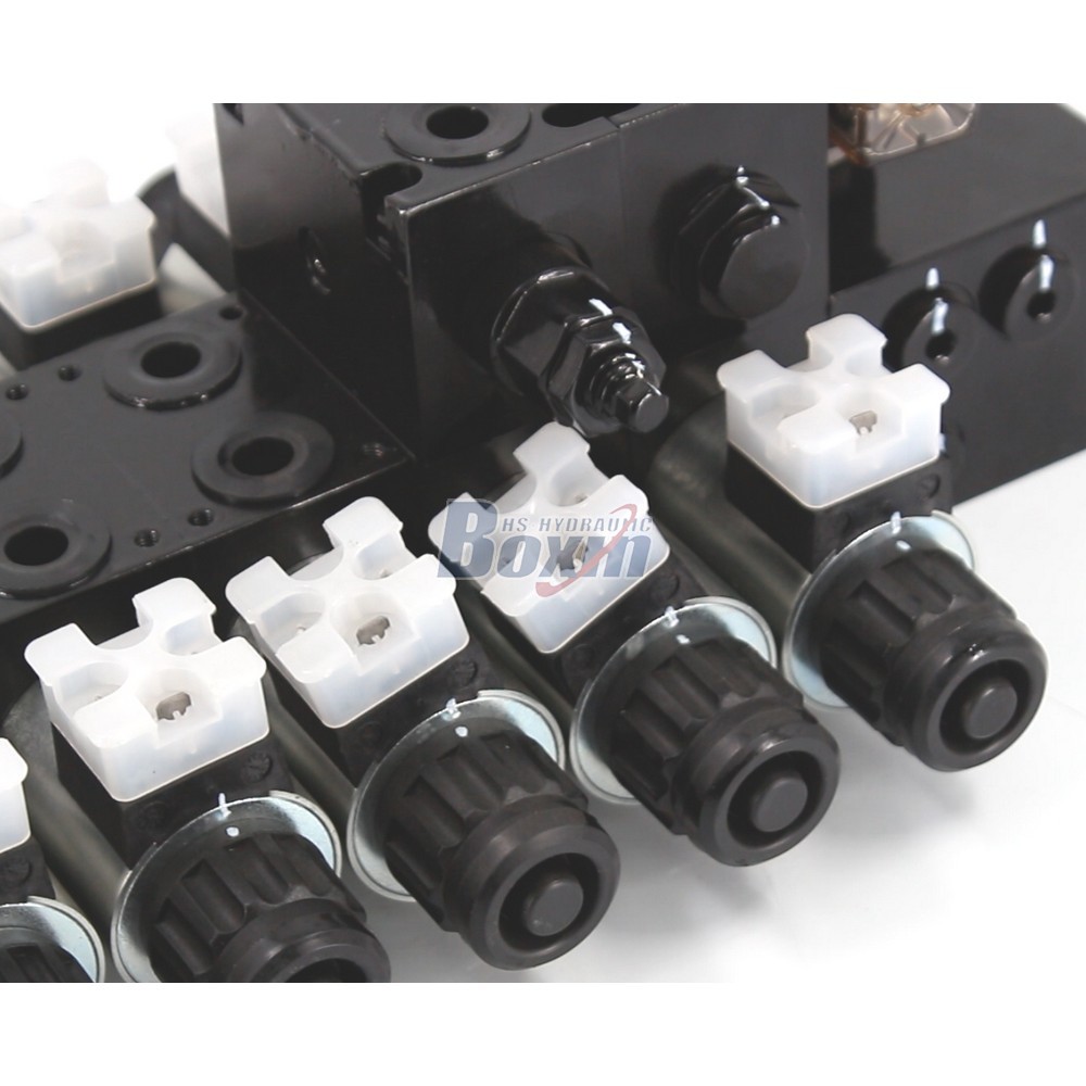 DCV56-H Solénoïde 5 tiroirs Distributeur directionnel sectionnel detail image