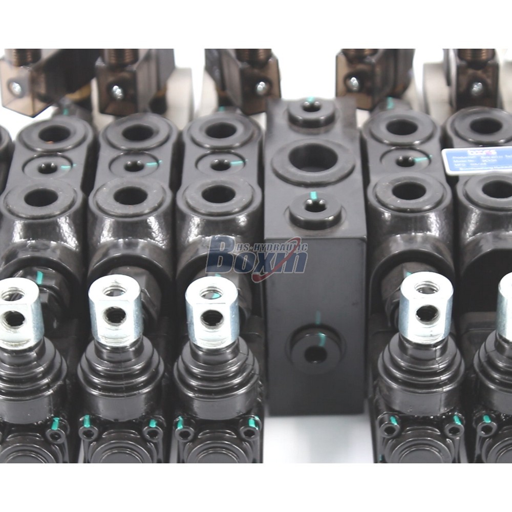DCV60 Électro-pneumatique 6 tiroirs Distributeur directionnel sectionnel detail image