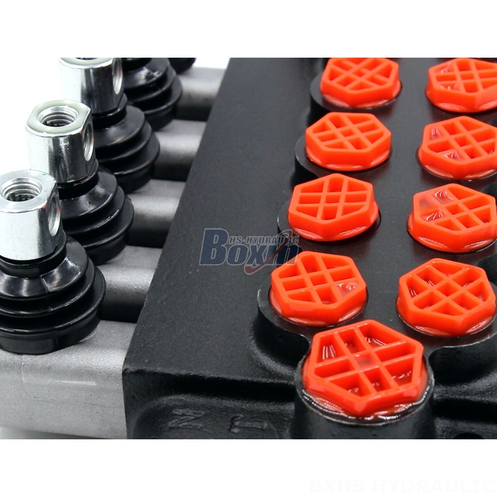 P40-G12-G38 Manual 5 Spool Monoblock Directional Valve | Wholesale & OEM detail image