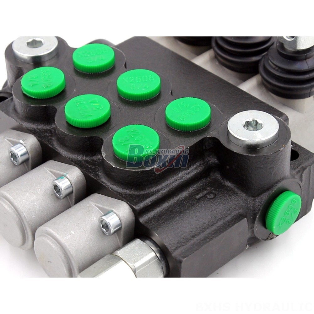 3-Spool Hydraulic Directional Valve - P40-U34-OT Series | Wholesale & OEM detail image