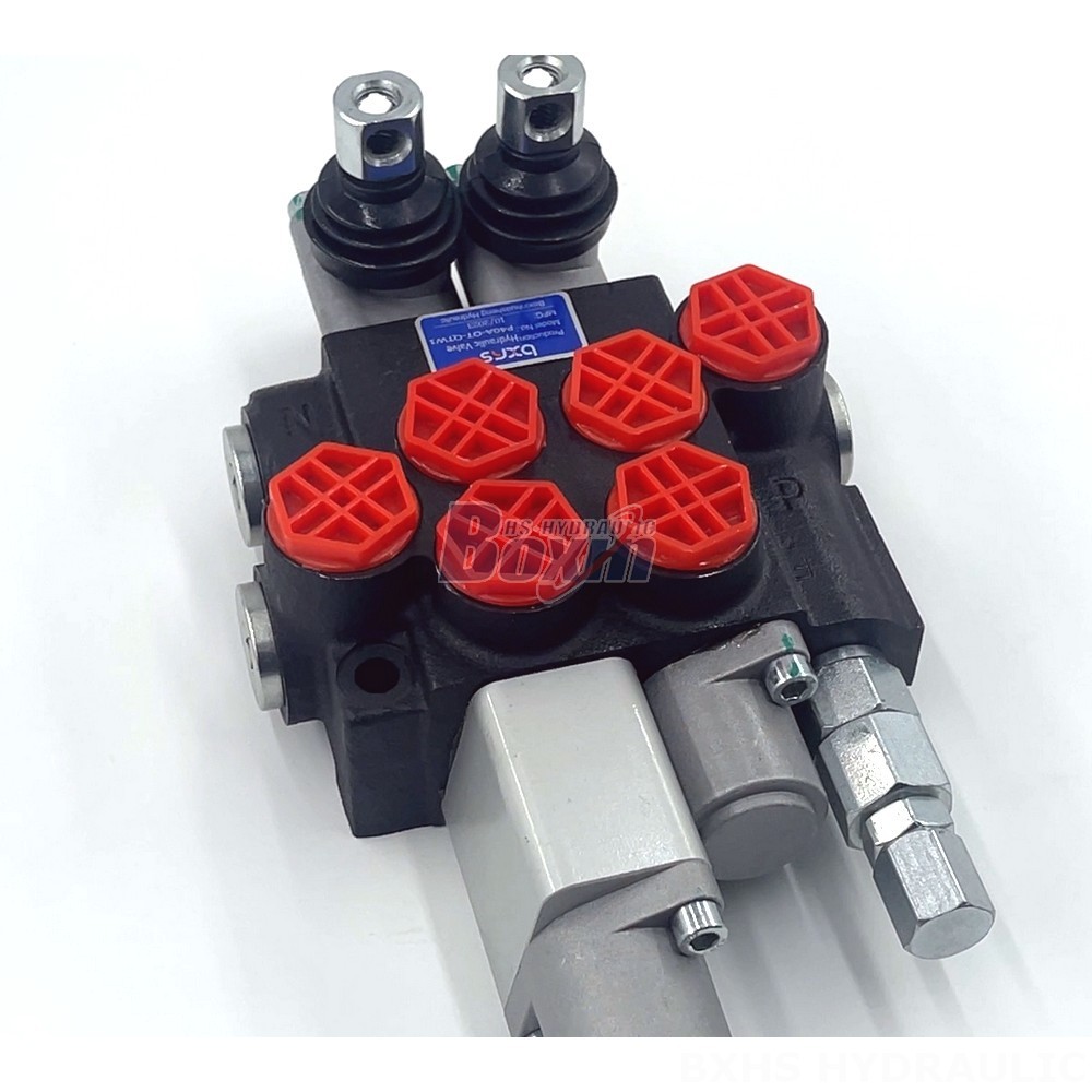 Hydraulic Innovation: P40A Manual 2 Spool Monoblock Directional Valve | Global Supply detail image