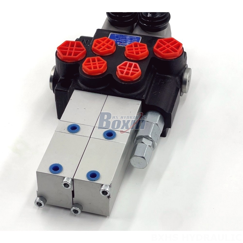 P40 Pneumatic 2 Spool Monoblock Directional Valve detail image