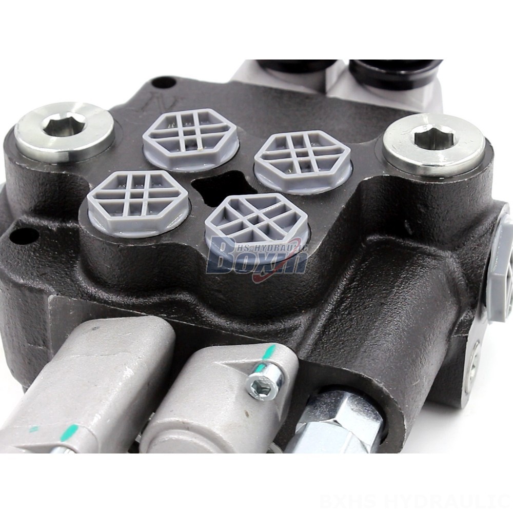P80-G12-G34 Manual 2 Spool Monoblock Directional Valve | Manufacturer & Global Supplier detail image