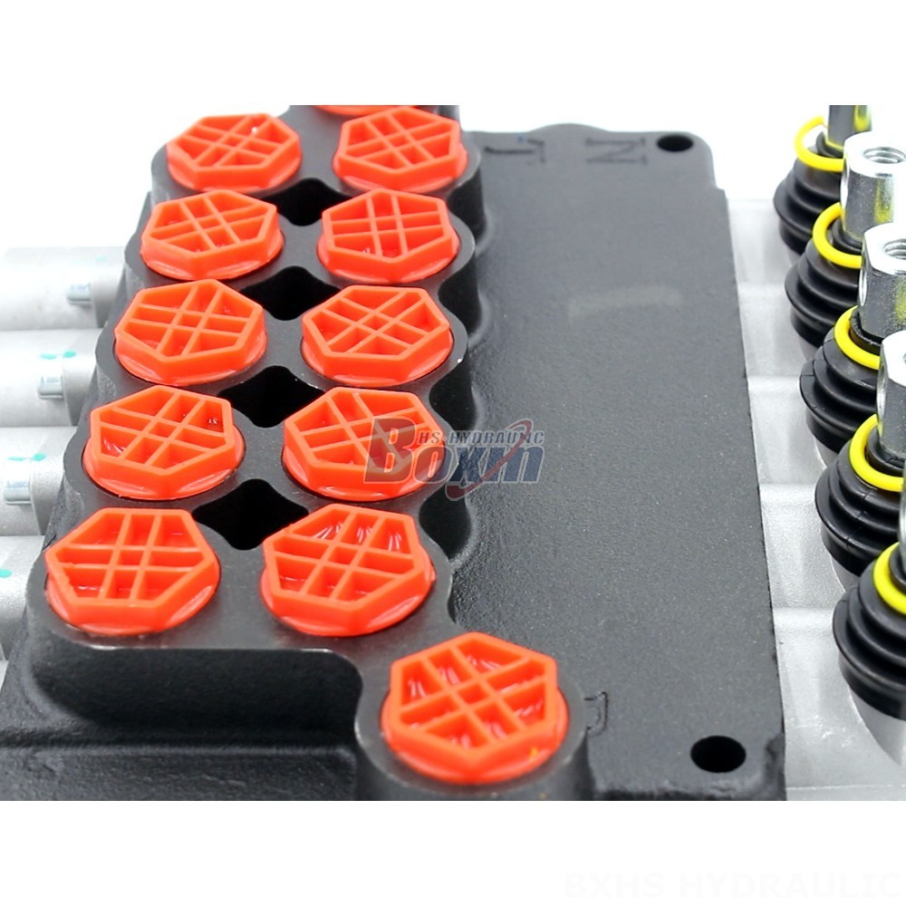 P80-G12-G38-OW Manual 5 Spool Monoblock Directional Valve: Manufacturer & Wholesale detail image