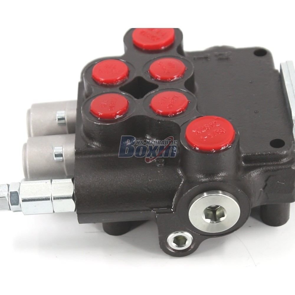 P80-U1-J2OT Manette 2 tiroirs Vanne directionnelle monobloc detail image