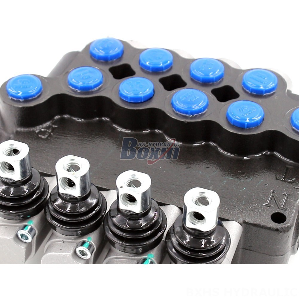 P80-U78-4OT Manual 4 Spool Directional Valve: Reliable Hydraulic Control detail image