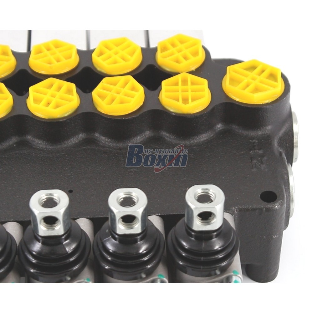 P80Q-G-4OT Pneumatique 4 tiroirs Vanne directionnelle monobloc detail image