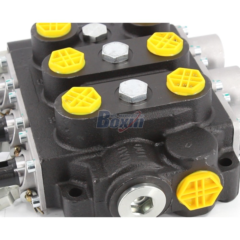 RD5300NPT-3OT Manual 3 Spool Hydraulic Control Valve for Industrial Machinery detail image