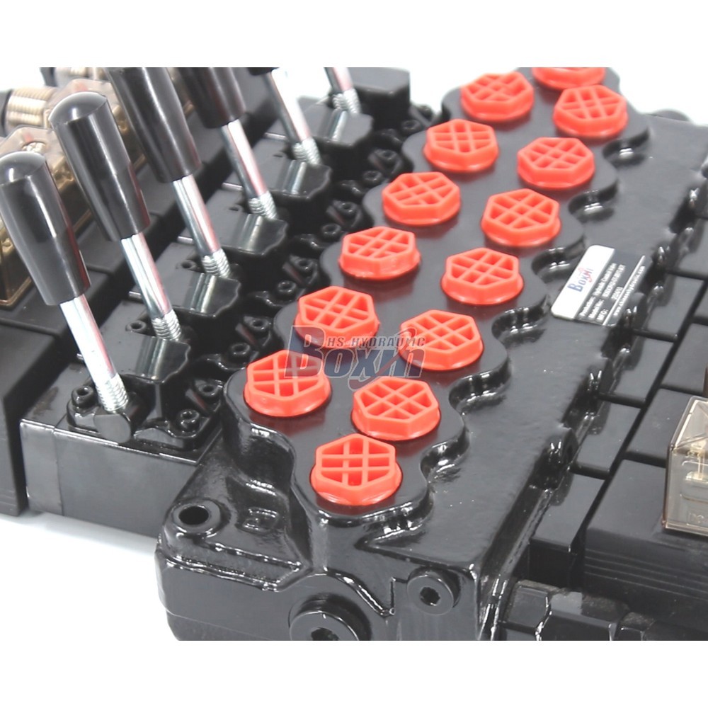 SD5-PG2 Solénoïde 6 tiroirs Vanne directionnelle monobloc detail image