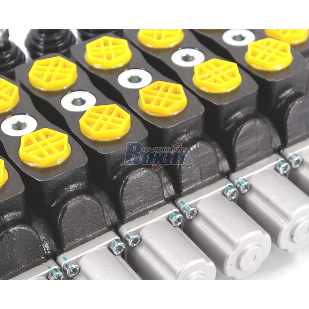 SD8 Manuel 6 tiroirs Distributeur directionnel sectionnel detail image