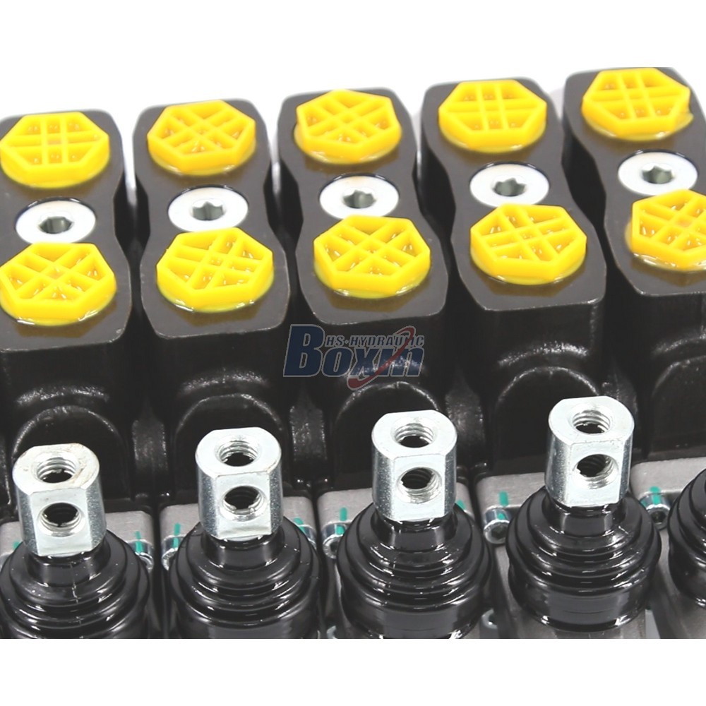 OEM and ODM Services for SD8 Manual 6 Spool Sectional Directional Valve with Private Labeling detail image