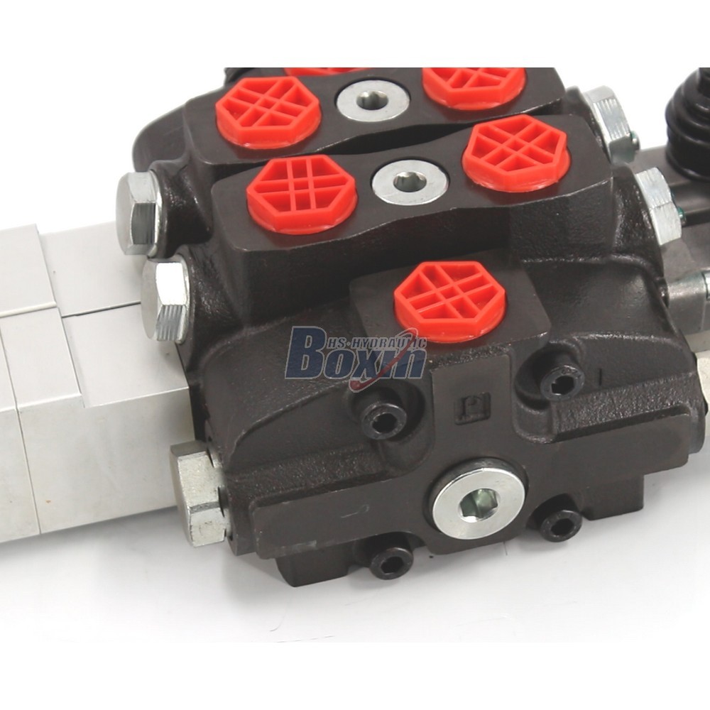 Professional Production SD8 Pneumatic 2 Spool Sectional Control Valve detail image