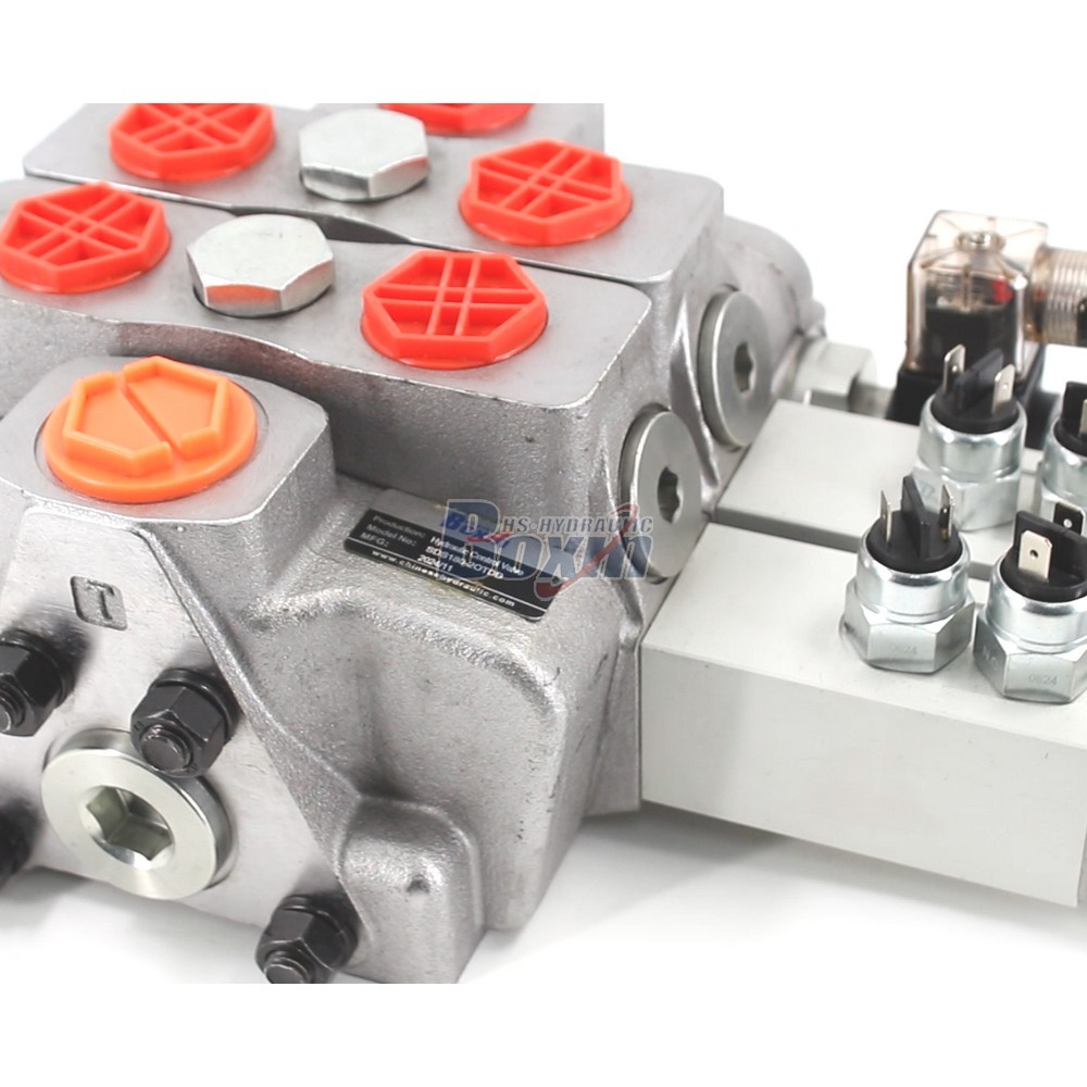 Industrial SDS180-PG2-2OTDD Manual Sectional Valve 2 Spool Design detail image