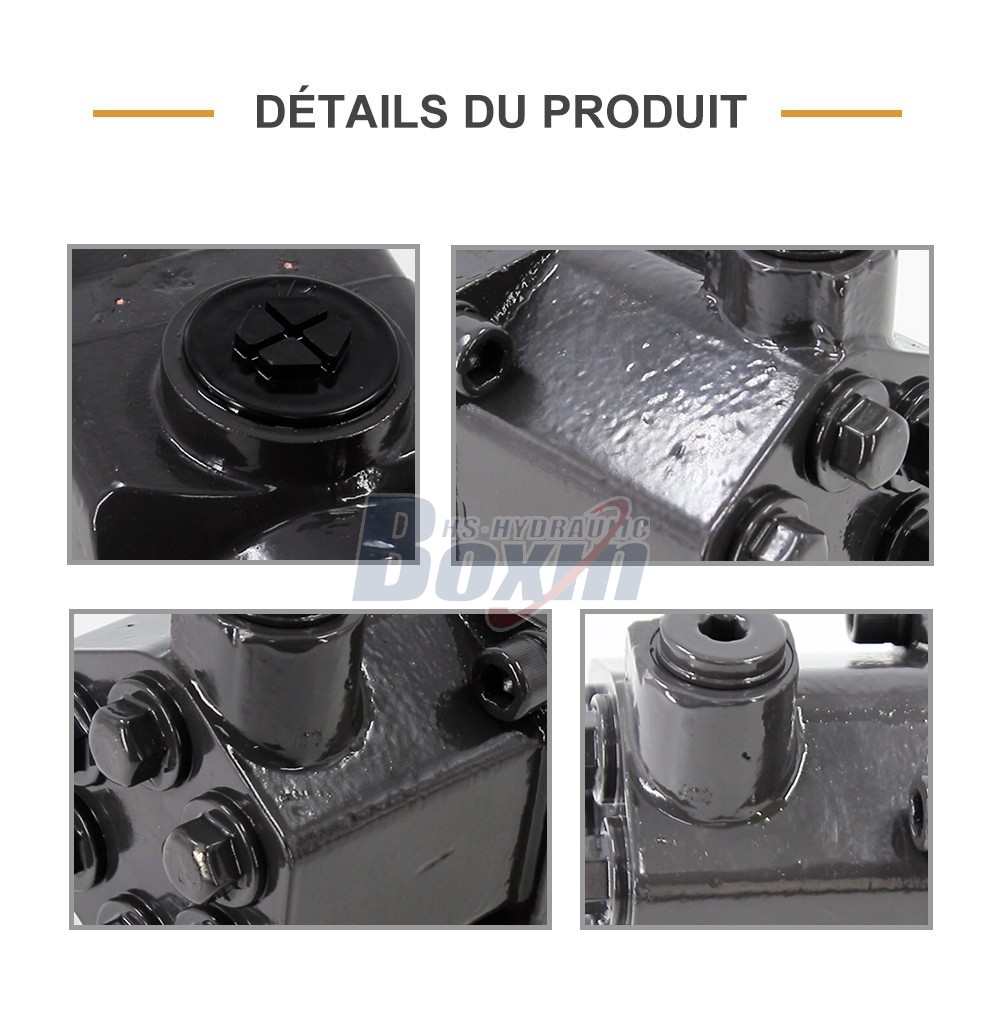 B6-50 50 cc/tr 25 MPa (3625 psi) Pompe hydraulique à pistons