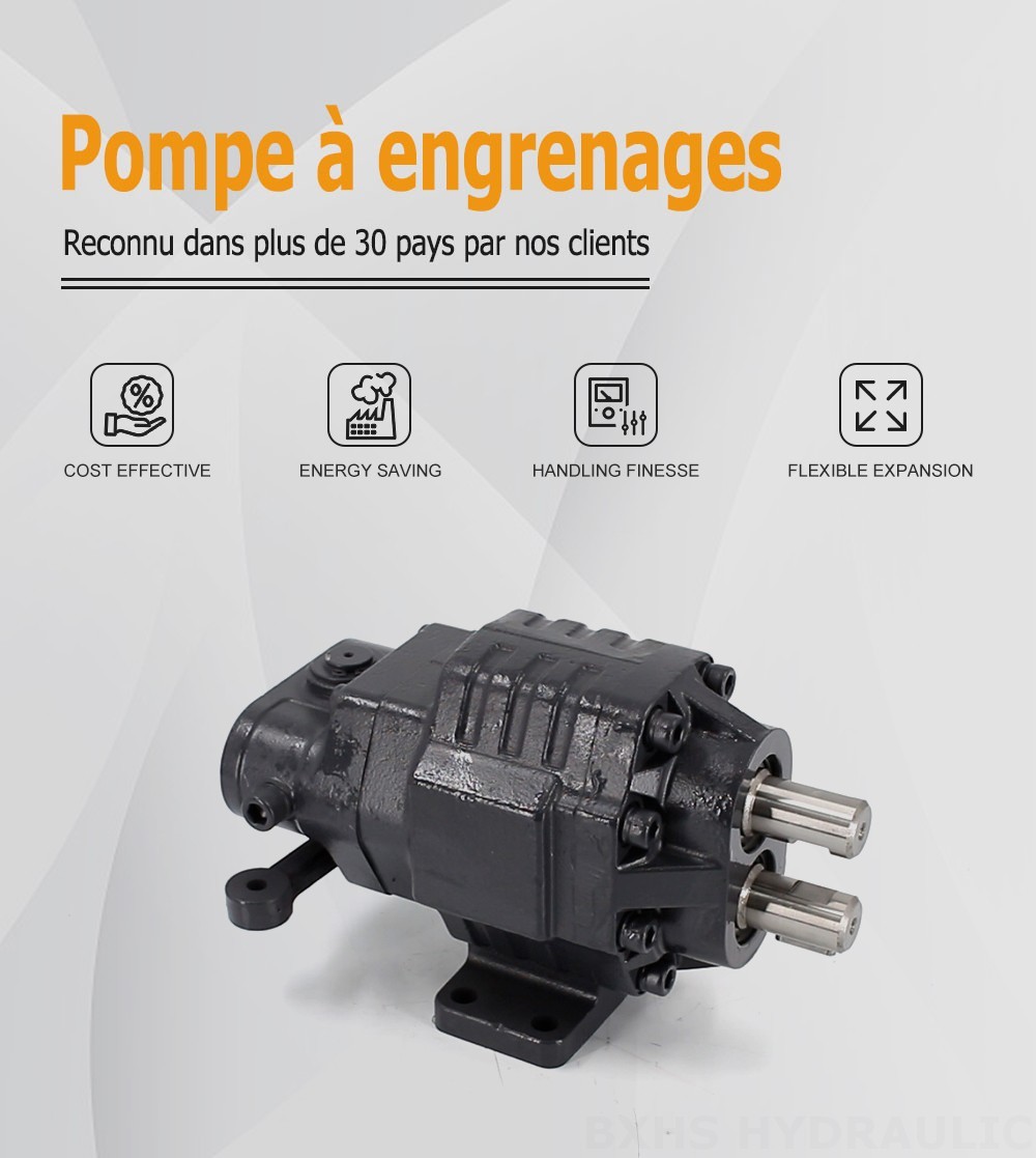 BF62M 63 cm3/tr 20 MPa (2900 psi) Pompe hydraulique à engrenages