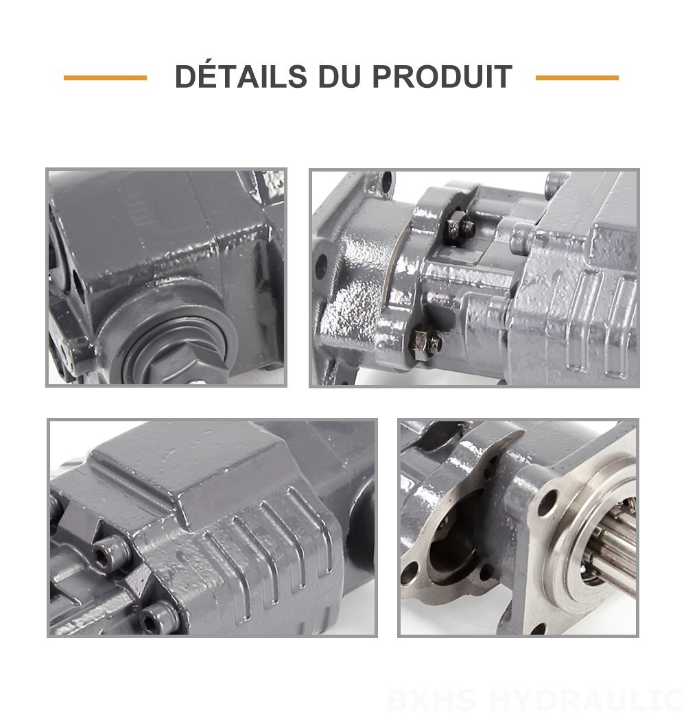 BF62M 63 cm3/tr 20 MPa (2900 psi) Pompe hydraulique à engrenages