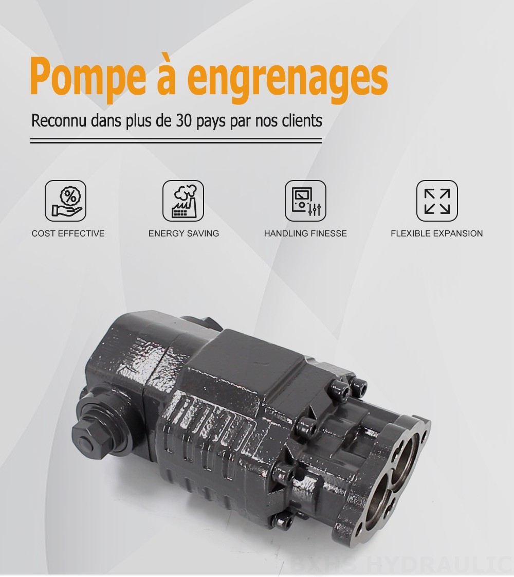 BF82A 80 cm3/tr 20 MPa (2900 psi) Pompe hydraulique à engrenages