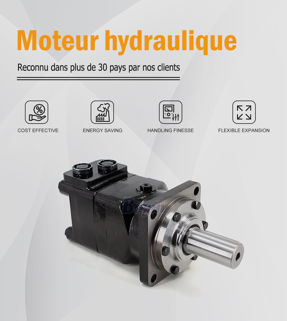 BMT400 400 cc/r 125 L/min Moteur Hydraulique