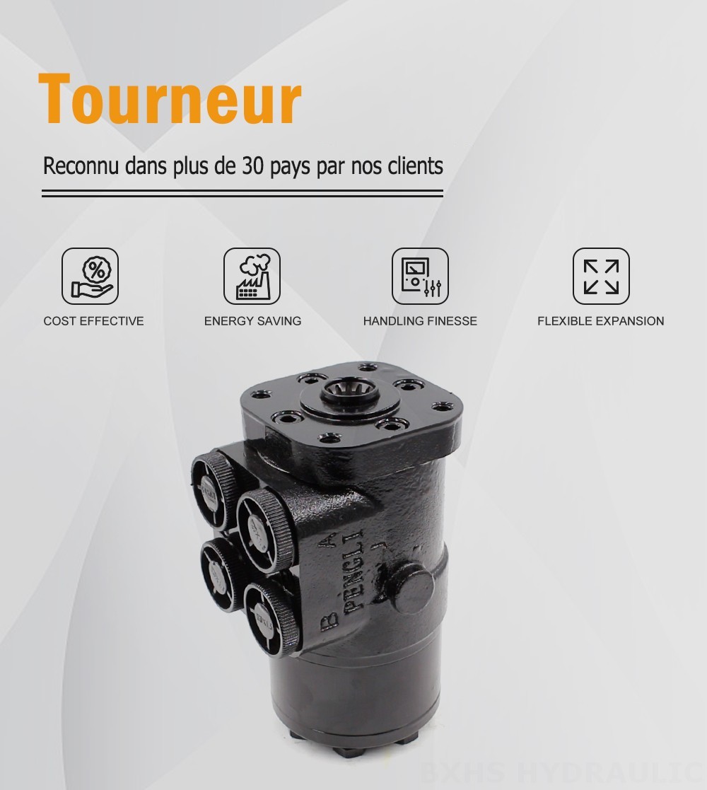 BZZ1-E400B 400 ml/tr 30 L/min Unité de direction