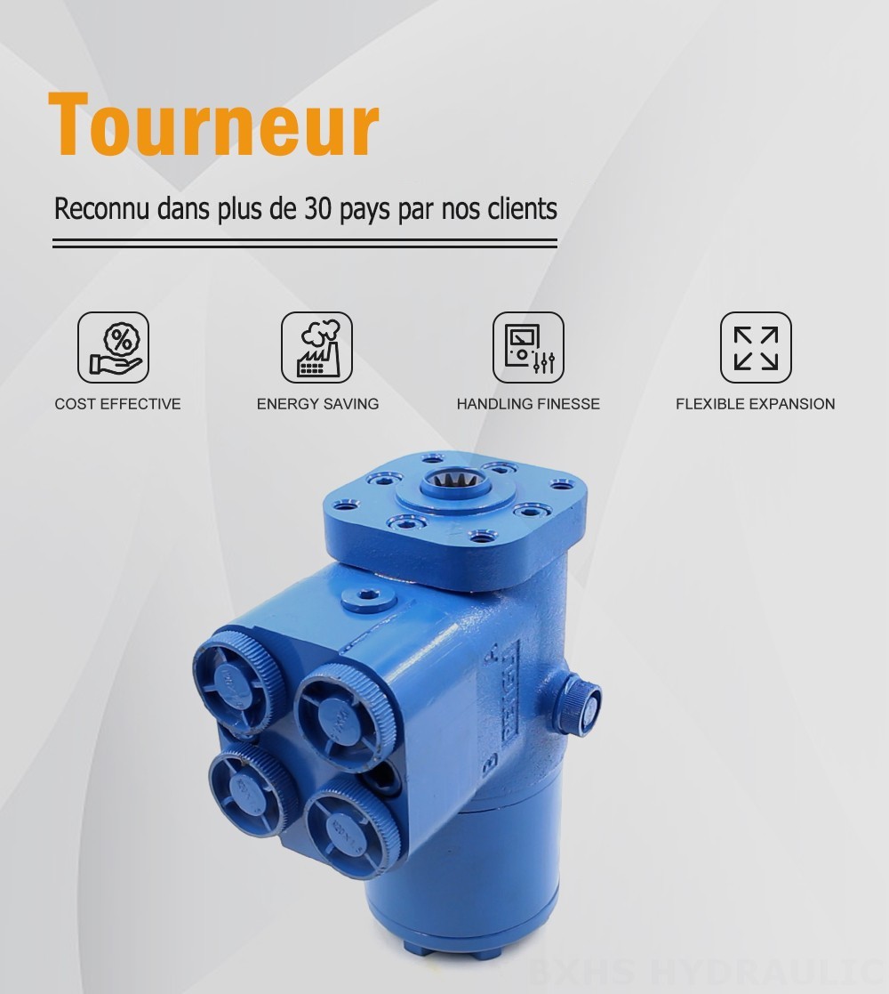 BZZ5-E100B 100 ml/tr 7,5 L/min Unité de direction