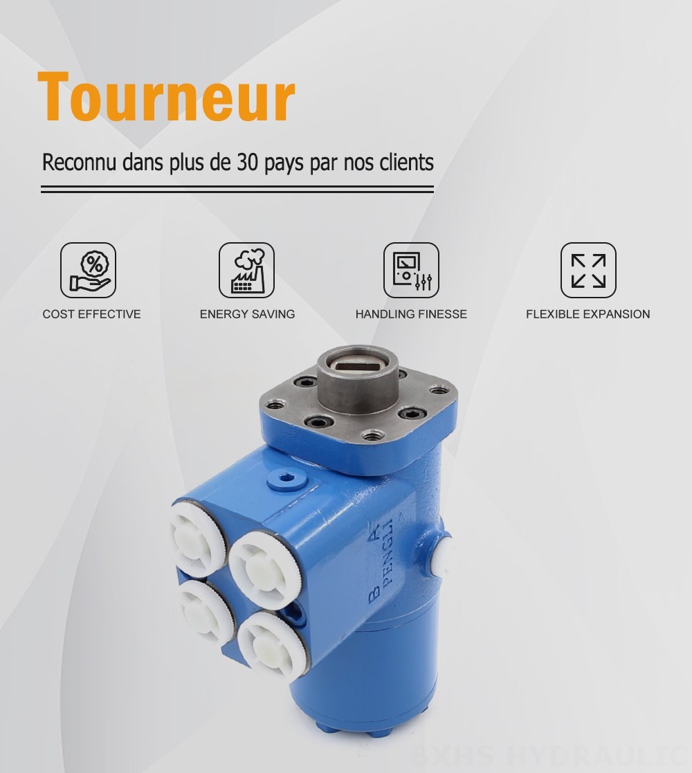 BZZ5-E500C 500 ml/tr 38 L/min Unité de direction