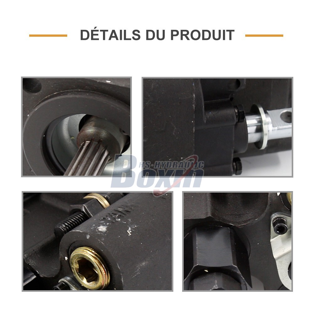 C102-LMS-25 100 cc/tr 20 MPa (2900 psi) Pompe hydraulique à engrenages