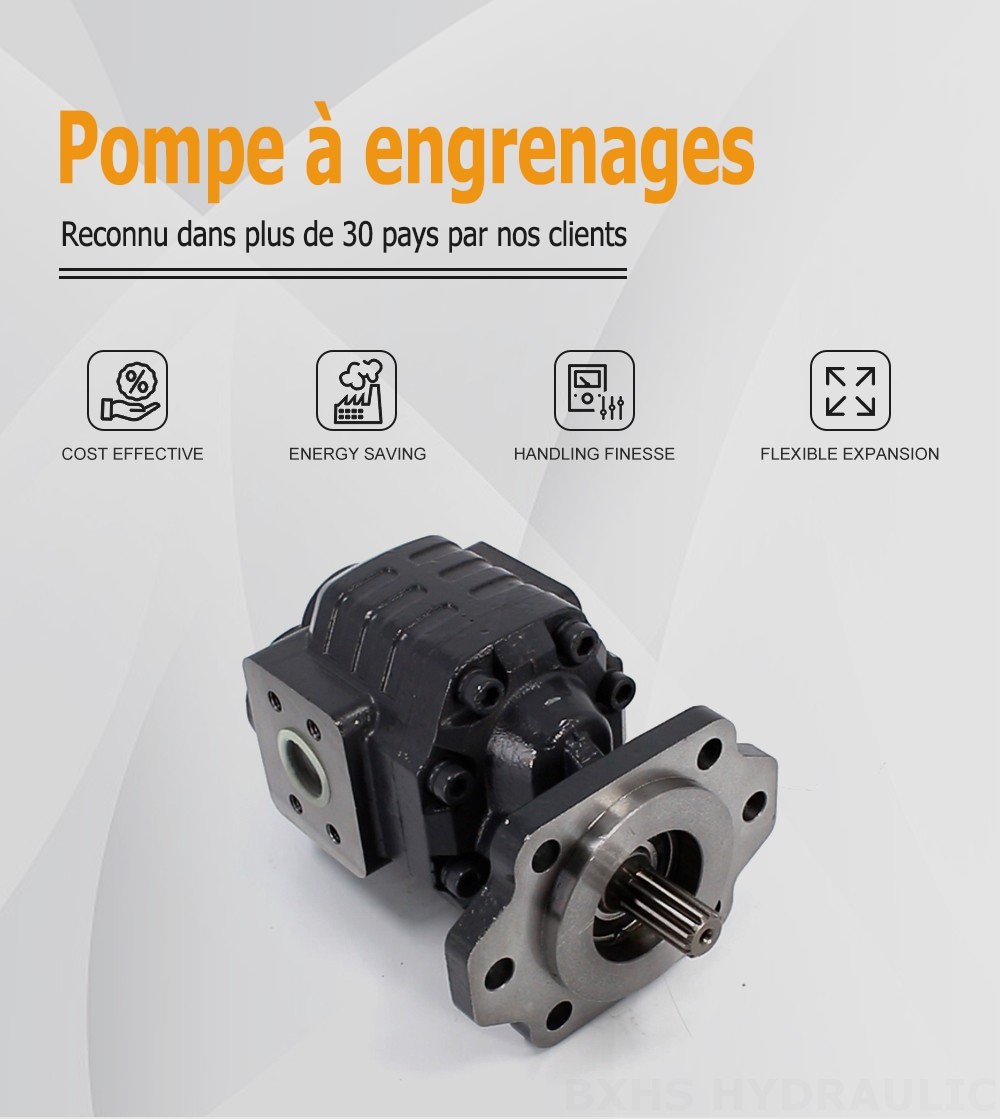 CBHC-2082 82 cm³/tr 28 MPa (4061 psi) Pompe hydraulique à engrenages