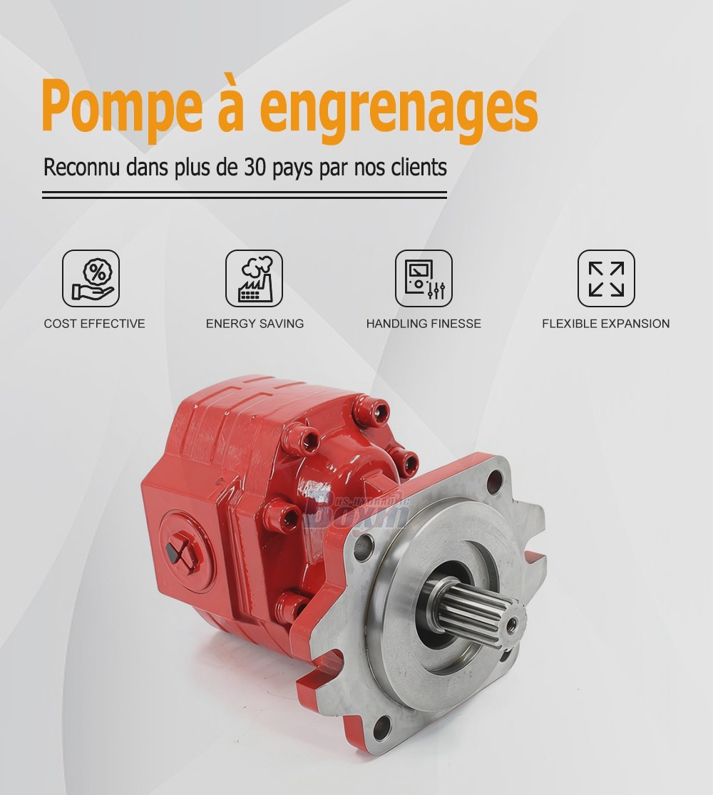 CBHS3100 100 cc/tr 20 MPa (2900 psi) Pompe hydraulique à engrenages