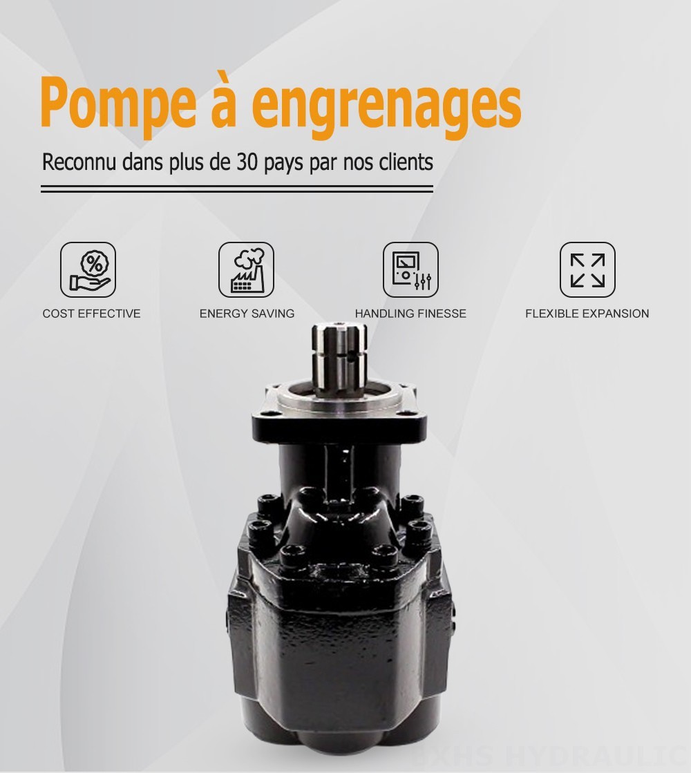 CBHST1-ISO-120 120 cm³/tr Pompe hydraulique à engrenages