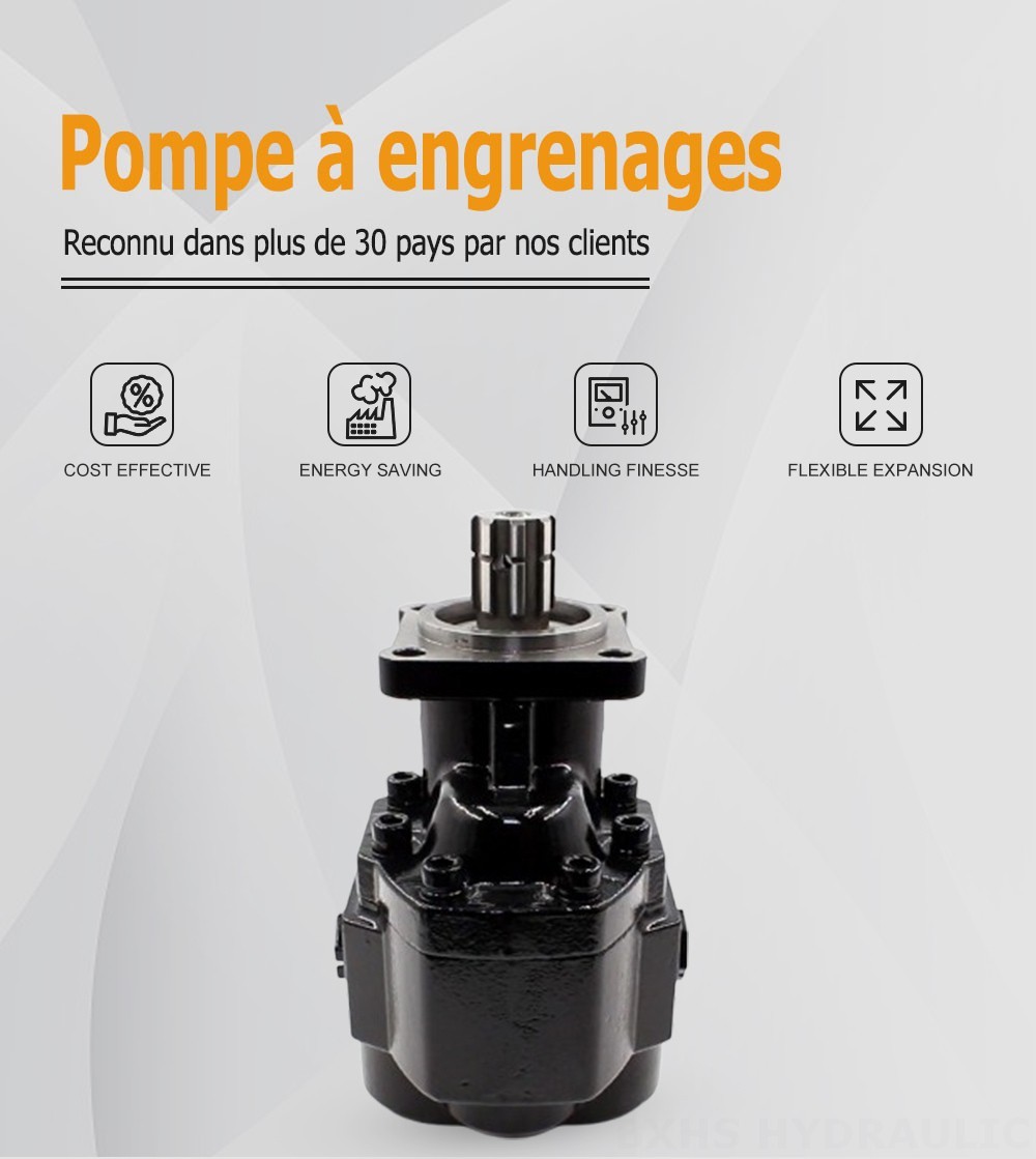 CBHST1-ISO-80 80 cm3/tr Pompe hydraulique à engrenages