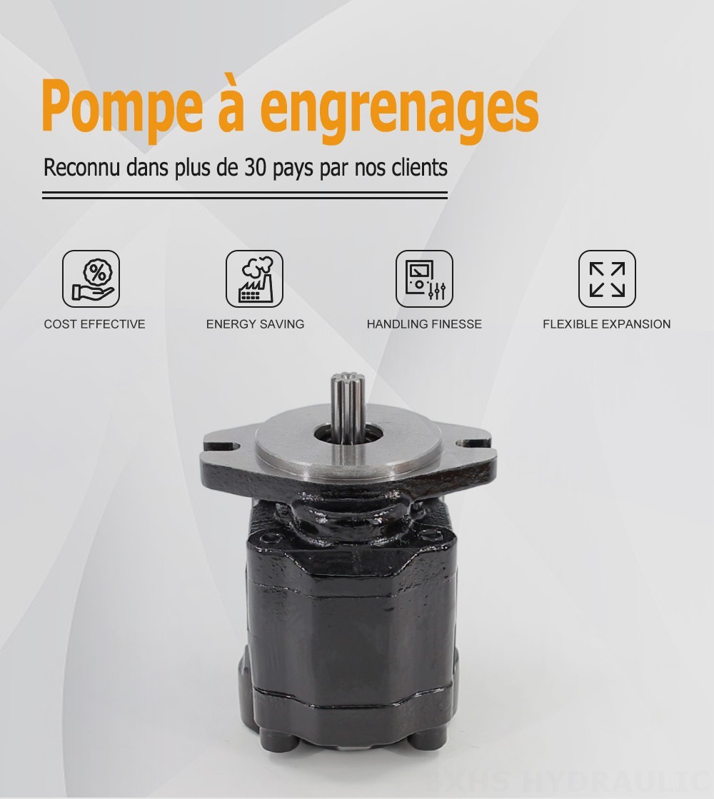 CBHZ-F20R 19,7 cc/tr Pompe hydraulique à engrenages