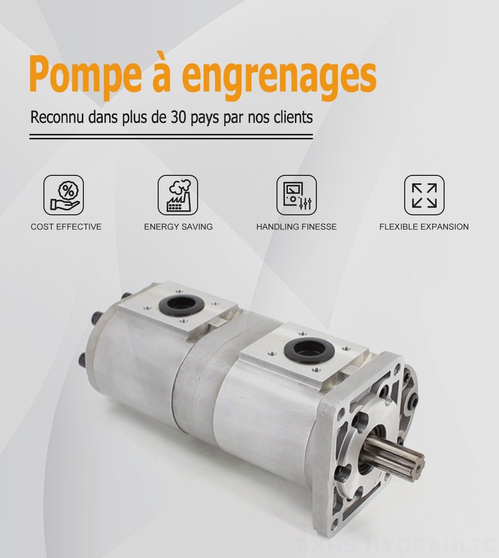 CBN-F540 40 cm3/tr Pompe hydraulique à engrenages