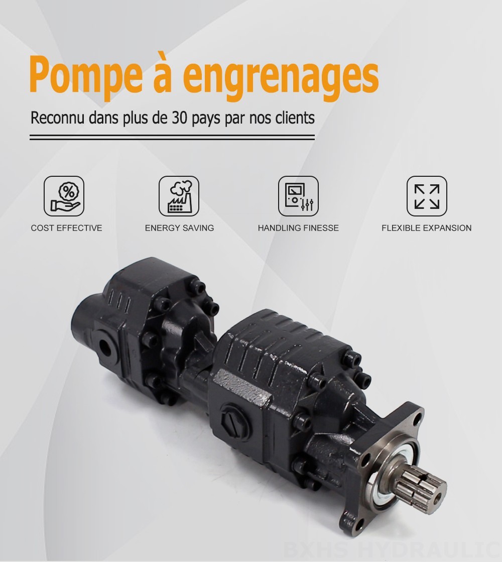 CBSL-2063-2040 63 cm3/tr 20 MPa (2900 psi) Pompe hydraulique à engrenages