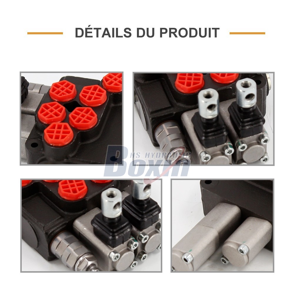 DCV20 Manuel 2 tiroirs Vanne directionnelle monobloc