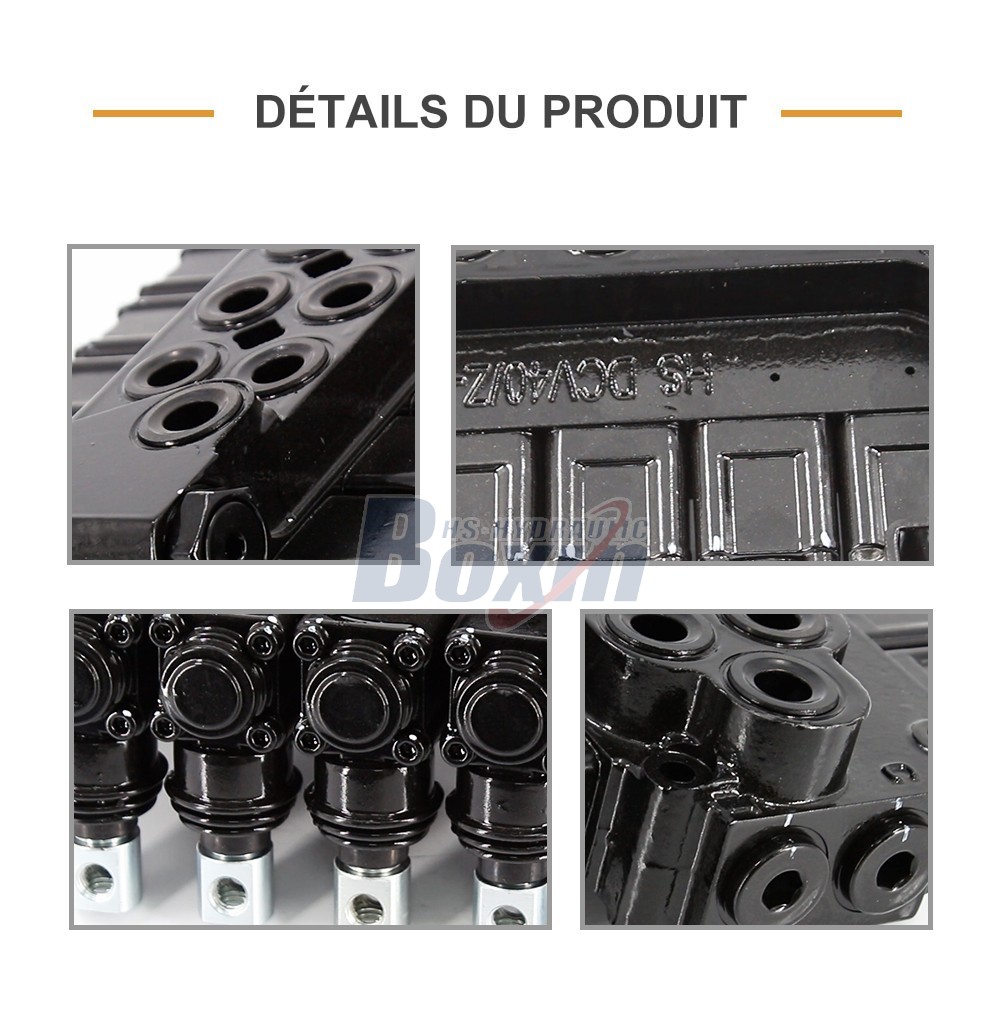 DCV40Z-FZJ Manuel 5 tiroirs Valve de Commande de Stabilisateur