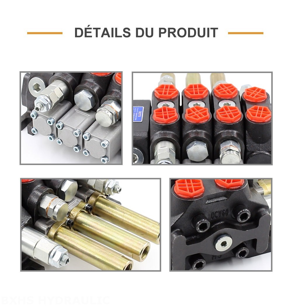 DCV60 Câble 3 distributeurs Distributeur directionnel sectionnel