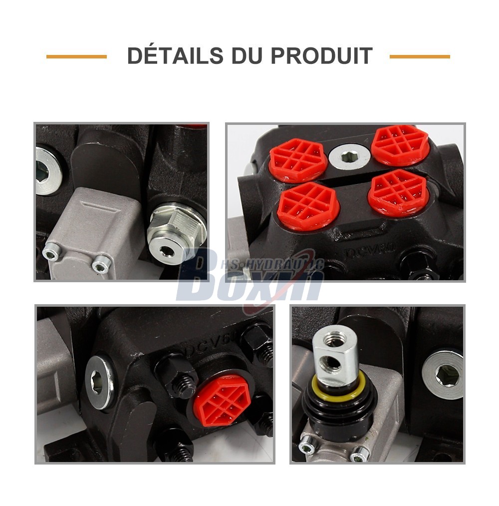 DCV60 Manuel 1 tiroir Distributeur directionnel sectionnel