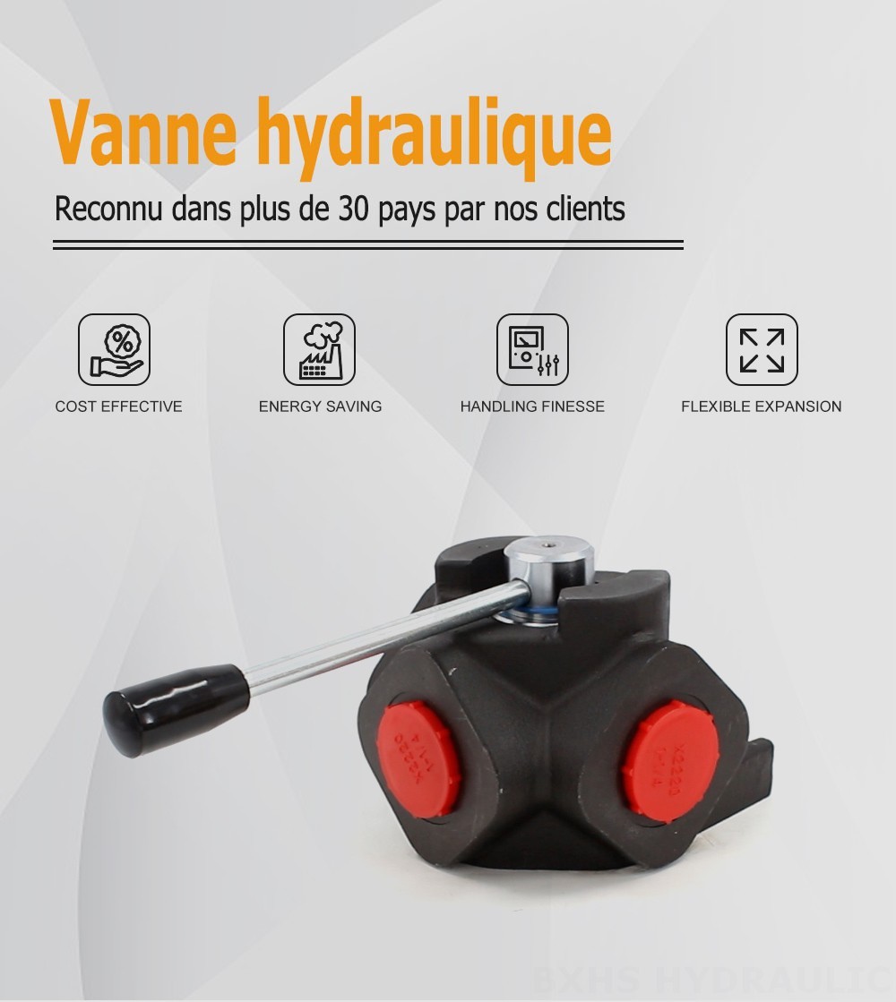 DH30 Manuel 1 distributeur Soupape de dérivation de débit