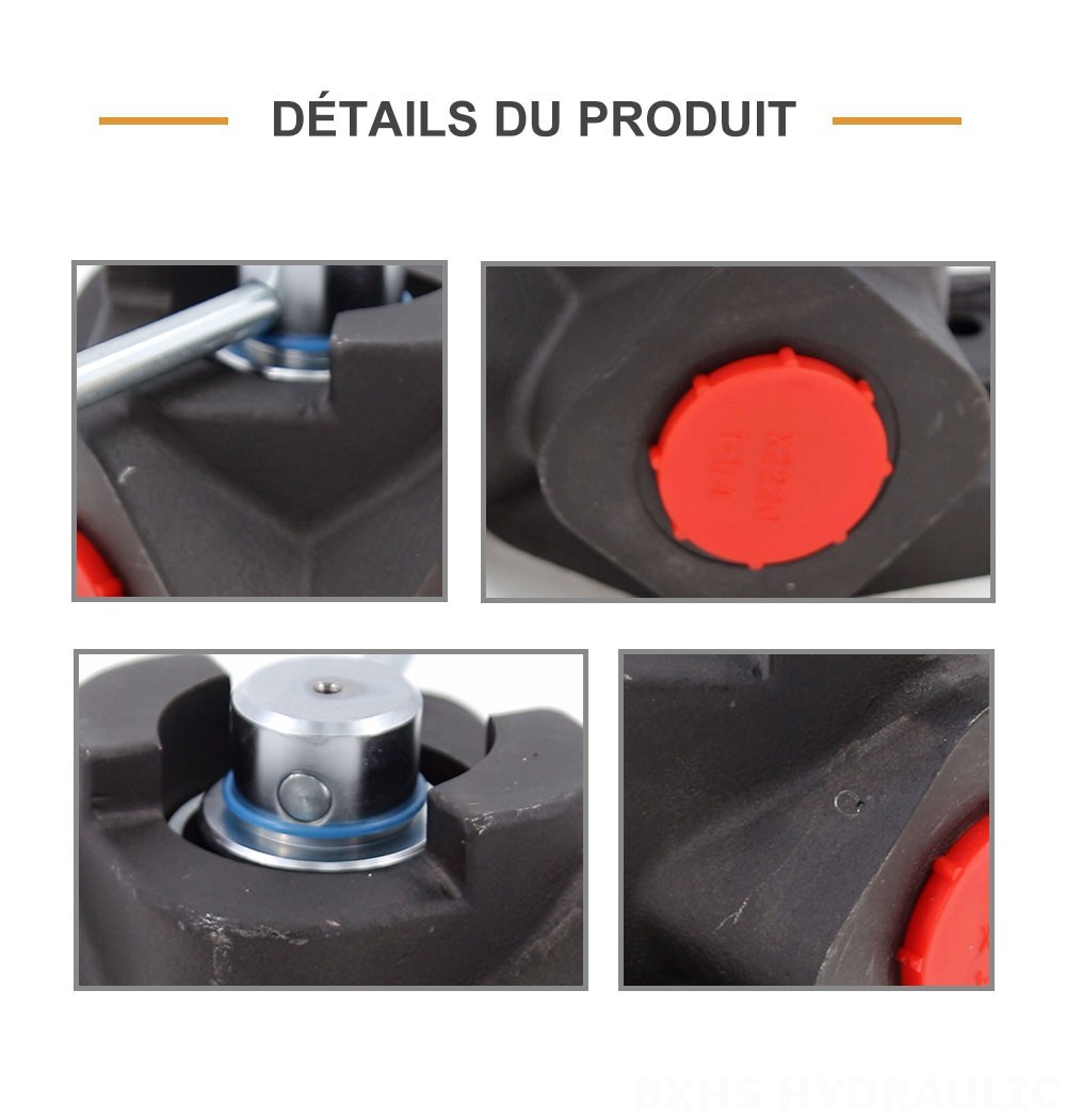 DH30 Manuel 1 distributeur Soupape de dérivation de débit