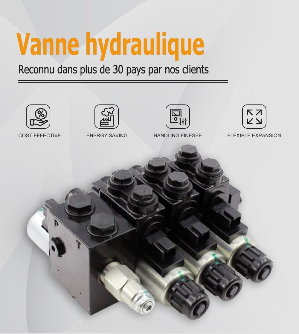 HDCF50 Solénoïde 3 distributeurs Soupape de commande à solénoïde